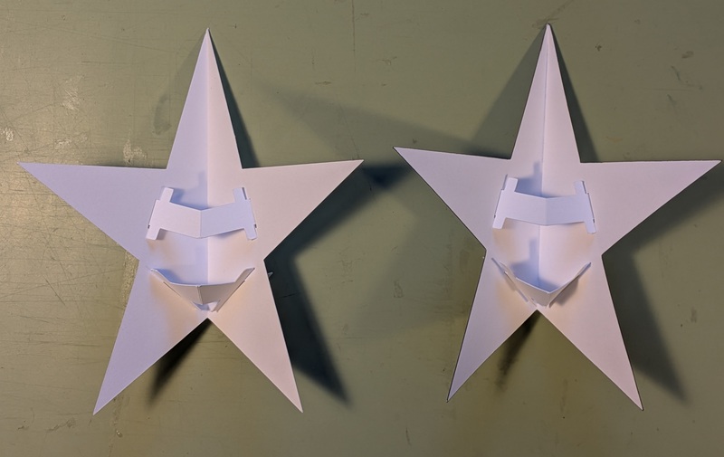 back of triangle